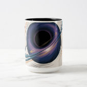 ruimte tweekleurige koffiemok (Center)