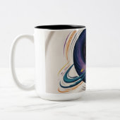 ruimte tweekleurige koffiemok (Links)