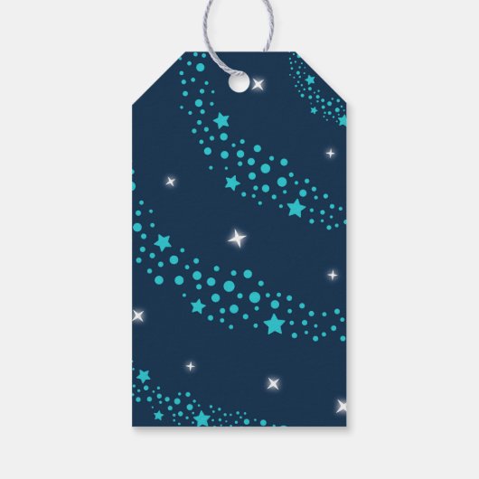 Ruimte uit deze wereld verjaardag cadeaulabel (Achterkant)