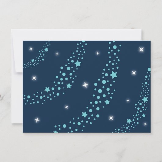 Ruimte uit deze wereld Verjaardag Dank u Bedankkaart (Achterkant)