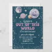 Ruimte uit deze wereldplaneten, zaterdag kaart (Voorkant)