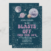 Ruimte uit deze wereldplaneten, zaterdag kaart (Voorkant / Achterkant)