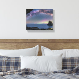 Ruimte universum canvas voor kantoor/woonkamer afdruk