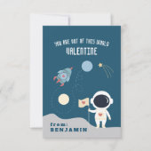 Ruimte-Valentijn Notitiekaartje (Voorkant)