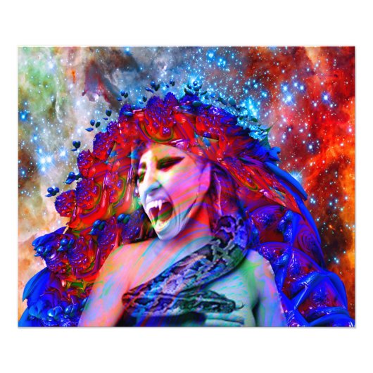 Ruimte Vampier Foto Afdruk (Voorkant)