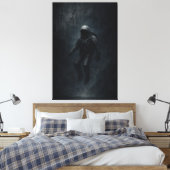 ruimte van de dood canvas afdruk (Insitu (Slaapkamer))