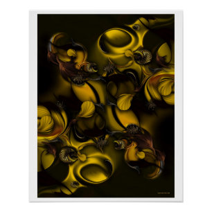 "Ruimte van het Leven", Glanzend Poster