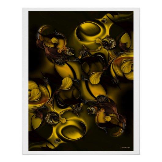 "Ruimte van het Leven", Glanzend Poster (Voorkant)