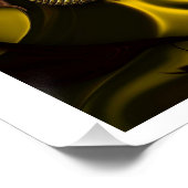 "Ruimte van het Leven", Glanzend Poster (Hoek)