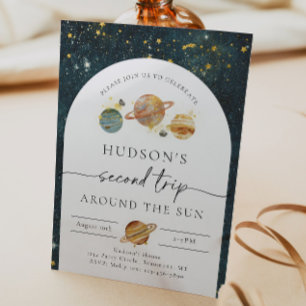 Ruimte Verjaardag Uitnodiging   Tweede reis Verjaa