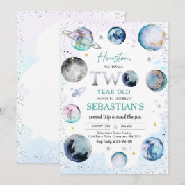 Ruimte Verjaardagsfeest Tweede reis rond de zon Kaart