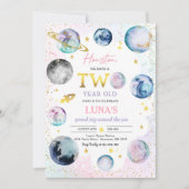 Ruimte Verjaardagsfeest Tweede reis rond de zon Kaart (Voorkant)