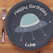 Ruimte Verjaardagsfeestje Papier Borden Papieren Bordje