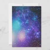 Ruimte verjaardagsfeestje Uitnodiging (Achterkant)