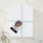 ruimte verkenning verjaardag cadeaulabel (Met Touw)