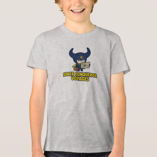 Ruimte veroveraar Reizen Retro stripboek Sci-Fi Vi Tri-Blend Shirt