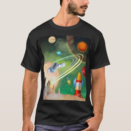 Ruimte (versie 3) t-shirt (Voorkant)