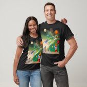 Ruimte (versie 3) t-shirt (Unisex)