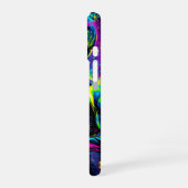 Ruimte Vibes Alien Neon iPhone 16 Hoesje (Linkerkant)