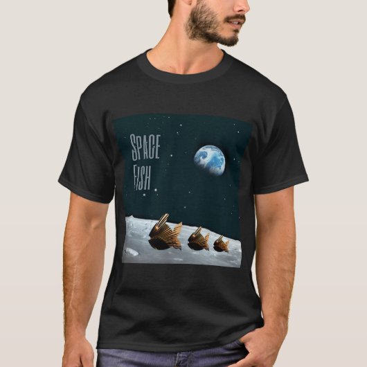 Ruimte Vis T-shirt (Voorkant)