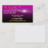 Ruimte/Visitekaartje Afbeelding Visitekaartje (Voorkant / Achterkant)