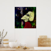 "Ruimte vol rook..." Poster (Keuken)