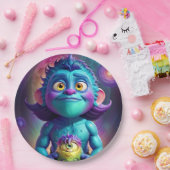 Ruimte voor Alien & Friend Papieren Bordje (Feest)