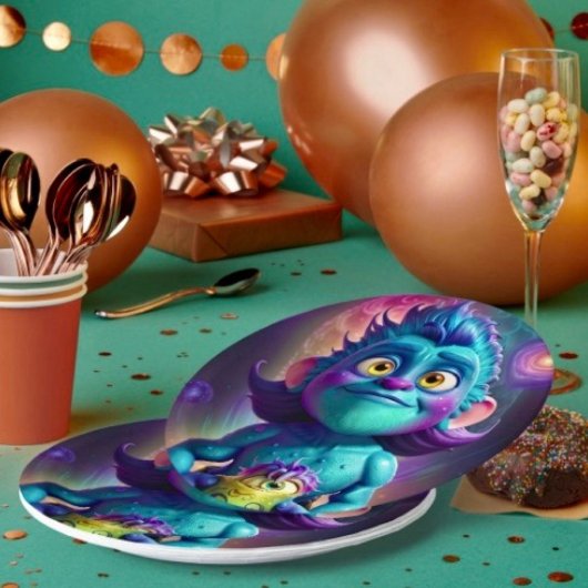 Ruimte voor Alien & Friend Papieren Bordje