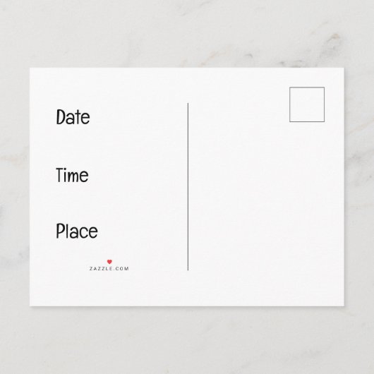 Ruimte voor Alien & Friend Uitnodiging Briefkaart (Achterkant)