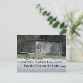 Ruimte voor de boeg Funny Change van Adres Aankondigingskaart (Staand voorkant)