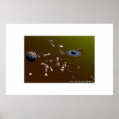 Ruimte voor een schaakspel poster (Voorkant)