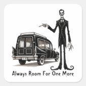 Ruimte voor nog één vierkante sticker (Voorkant)