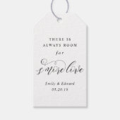 Ruimte voor S'more Love Wedding Party Favor Cadeaulabel (Voorkant)