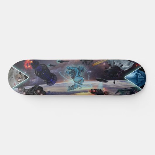 RUIMTE WARS ALIEN INVASION SKATEBOARD (Horizontaal)