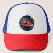 Ruimte Watermeloen Astronaut Trucker Pet (Voorkant)