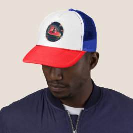 Ruimte Watermeloen Astronaut Trucker Pet