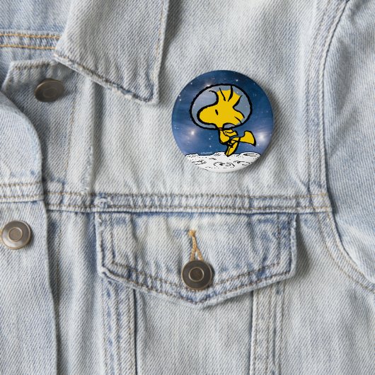 RUIMTE | Woodstock Astronaut Ronde Button 5,7 Cm (In situ)