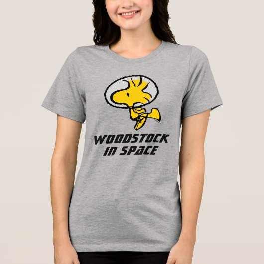 RUIMTE | Woodstock Astronaut Tri-Blend Shirt (Voorkant)