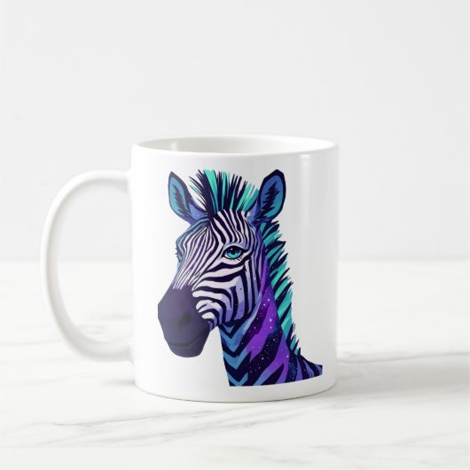 Ruimte Zebra Koffiemok (Links)