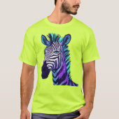 Ruimte Zebra T-shirt (Voorkant)