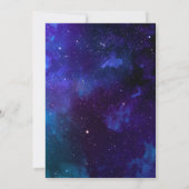 Ruimte zoet 16. Nachtsterren. Moderne 16e verjaard Kaart (Achterkant)