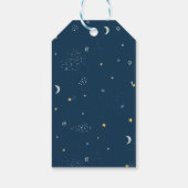 Ruimte · Zonnestelsel · Galaxy Thank You Label Cadeaulabel (Achterkant)