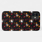 RUIMTE | Zwarte Snoopy Space Suit-patroon Case-Mate iPhone Case (Achterkant (horizontaal))