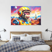 RUIMTEAAP-10 CANVAS AFDRUK (Insitu (Slaapkamer))