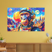 RUIMTEAAP-12 CANVAS AFDRUK (Insitu (Woonkamer))