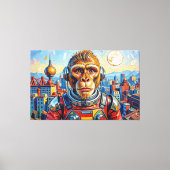 RUIMTEAAP-13 CANVAS AFDRUK (Voorkant)