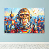 RUIMTEAAP-13 CANVAS AFDRUK (Insitu (Houten vloer))