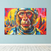 RUIMTEAAP CANVAS AFDRUK (Insitu (Houten vloer))