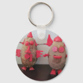 Ruimteaardappelen Sleutelhanger (Voorkant)