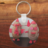 Ruimteaardappelen Sleutelhanger (Voorkant)